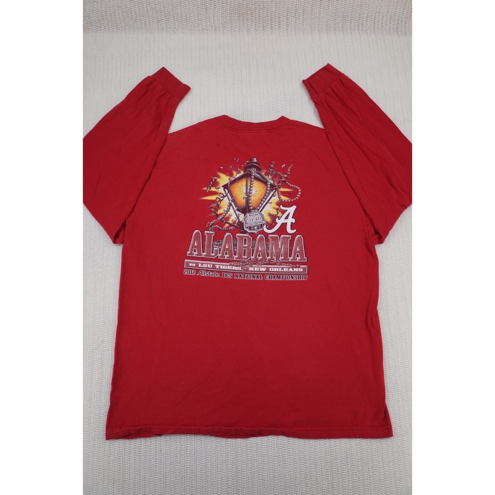 Alabama Crimson Tide Shirt Mens Extra Large 2012 National Champs Sugar Bowl